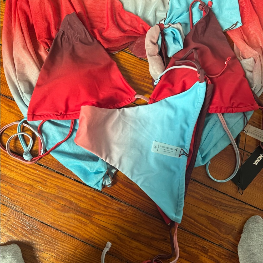 NWT Fashion Nova Sun-kissed In Ibiza 3 Piece Sunsuit - Picture 8 of 13